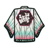 Demon Slayer Official Patch – Shinobu Kocho Haori Design (Iron-On & Sticker Type)