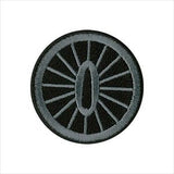 Demon Slayer Official Patch – Tanjiro Kamado Nichirin Sword Guard (Iron-On & Sticker Type)