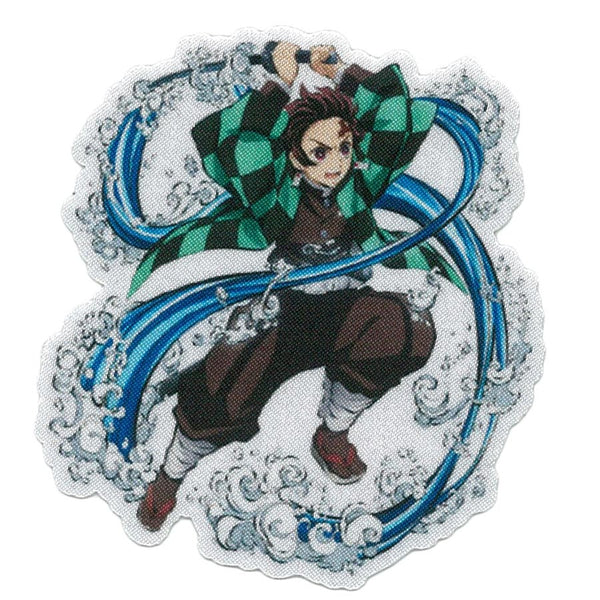 Demon Slayer Official Character Patch – Tanjiro Kamado Full Body (Iron-On & Sticker Type)