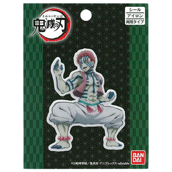 Demon Slayer Official Character Patch – Akaza Full Body (Iron-On & Sticker Type)