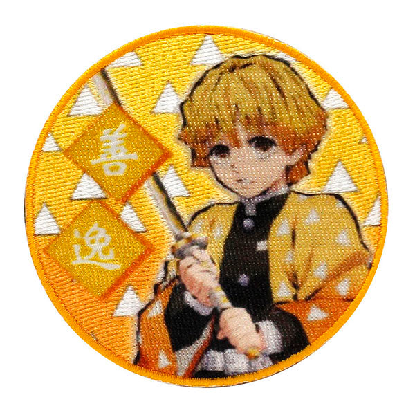 Demon Slayer Official Character Patch – Zenitsu Agatsuma (Iron-On & Sticker Type)