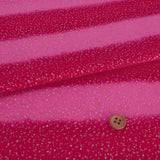 Gradation with Gold and Silver Speckles - Raspberry Pink (Length) 1＝0.25yard
