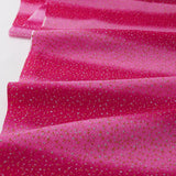 Gradation with Gold and Silver Speckles - Raspberry Pink (Length) 1＝0.25yard