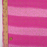 Gradation with Gold and Silver Speckles - Bright Pink (Length) 1＝0.25yard