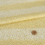 Gradation with Gold and Silver Speckles - Cream Beige (Length) 1＝0.25yard
