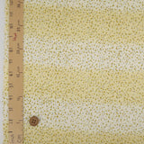 Gradation with Gold and Silver Speckles - Cream Beige (Length) 1＝0.25yard