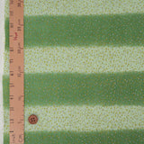 Gradation with Gold and Silver Speckles - Fresh Green (Length) 1＝0.25yard