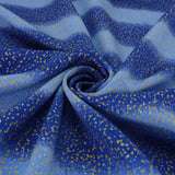 Gradation with Gold and Silver Speckles - Blue (Length) 1＝0.25yard