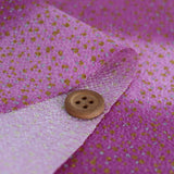 Gradation with Gold and Silver Speckles - Purple (Length) 1＝0.25yard