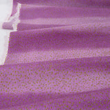 Gradation with Gold and Silver Speckles - Purple (Length) 1＝0.25yard