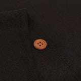 Polyester Chirimen - Black (Length) 1＝0.25yard