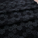 Jacquard Japanese Crests in Indigo (Length) 1＝0.25yard
