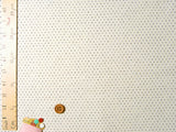Hand Dyed Tiny Ikat Print on Ivory (Length) 1＝0.25yard