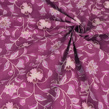 Sarasa Style Floral - Purple (Length) 1＝0.25yard