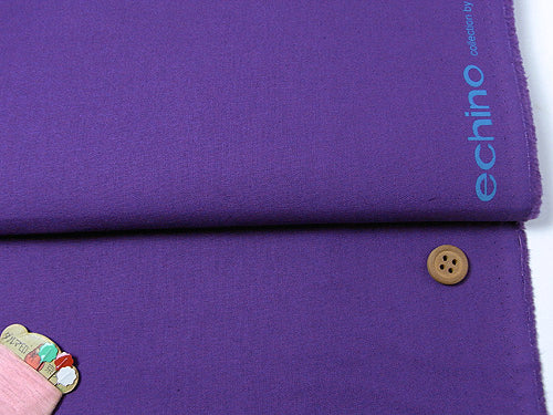 echino Solid - Purple (Length) 1＝0.25yard
