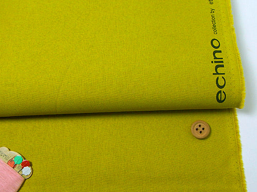 echino Solid - Khaki Yellow (Length) 1＝0.25yard