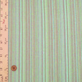 Yarn Dye Shijira Stripes - Green (Length) 1=0.25yard
