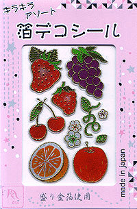 Japanese Decoration Stickers - Fruits