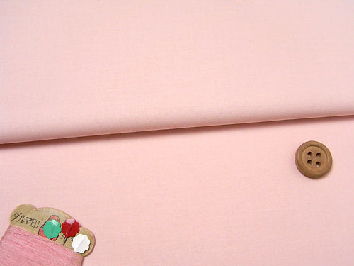 Plain Weave in Sakura Pink (Length) 1＝0.25yard