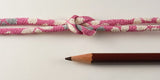 Chirimen Fabric Cord - 1/6in Adorable Cherry Blossoms Pink (Quantity) 1＝1yard