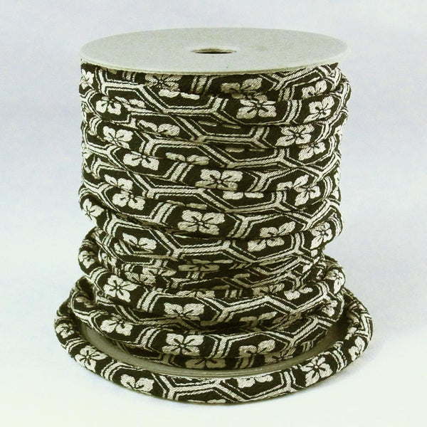 Chirimen Fabric Cord - 1/6in Kikko Hexagon (Quantity) 1＝1yard