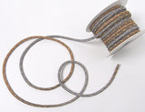 Two-Colored Cord with Gold - Gray X Brown (Quantity) 1＝1yard