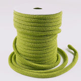 Solid Chirimen Fabric Cord - 1/8in Moegi Yellow-Green (Quantity) 1＝1yard