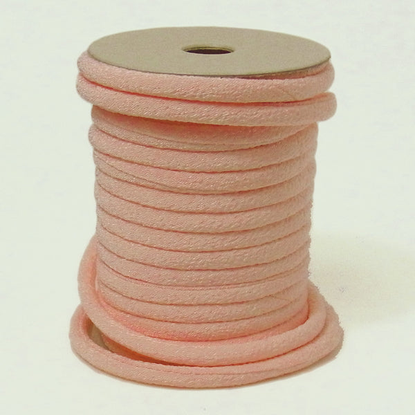 Solid Chirimen Fabric Cord - 1/8in Pale Pink (Quantity) 1＝1yard