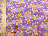 Japanese Flower Circles - Light Purple (Length) 1＝0.25yard