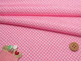 Pre-Cut Chirimen: Kanoko Dots on Pink
