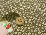 Tiny Cherry Blossoms in Brownish Gray (Length) 1＝0.25yard