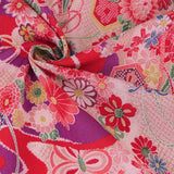 Floral Noshi Bundles & Lucky Mallets - Red (Length) 1＝0.25yard