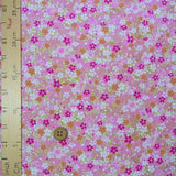 Japanese Garden in Spring & Autumn - Pink (Length) 1＝0.25yard