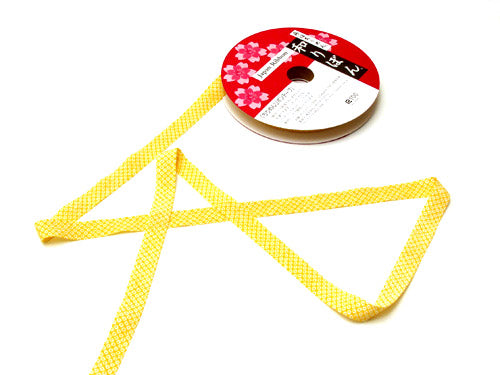 3/5in Ribbon: Dots - Yellow (Quantity) 1＝1yard