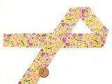 1.2in Ribbon: Cherry Blossoms - Yellow (Quantity) 1＝1yard
