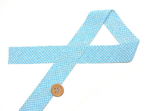1.2in Ribbon: Dots - Blue (Quantity) 1＝1yard