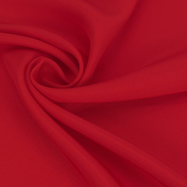 Silk Palace Crepe - Red (Length) 1＝0.25yard
