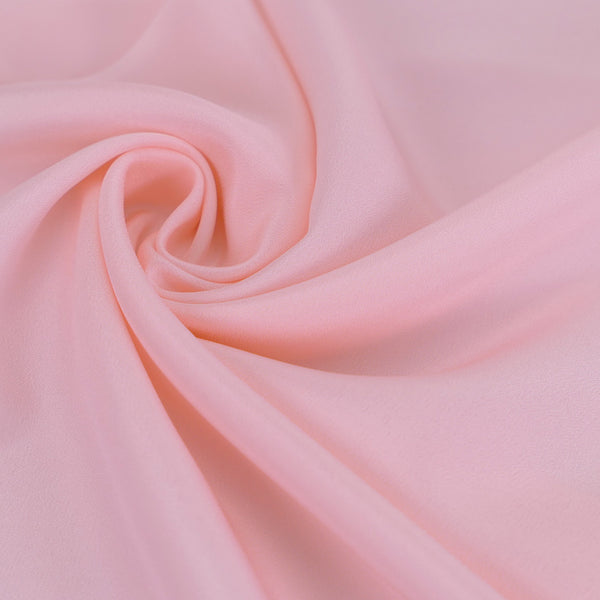 Silk Palace Crepe - Light Pink (Length) 1＝0.25yard