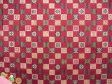 Nishijin-ori Silk Brocade Treasures in Squares (Length) 1＝0.25yard