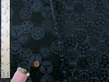 Jacquard Japanese Crests in Indigo (Length) 1＝0.25yard