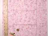 Tenugui Japanese Towel - Butterflies on Pink
