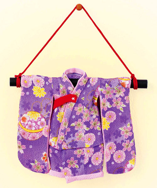 Miniature Kimono Tapestry Kit - Purple